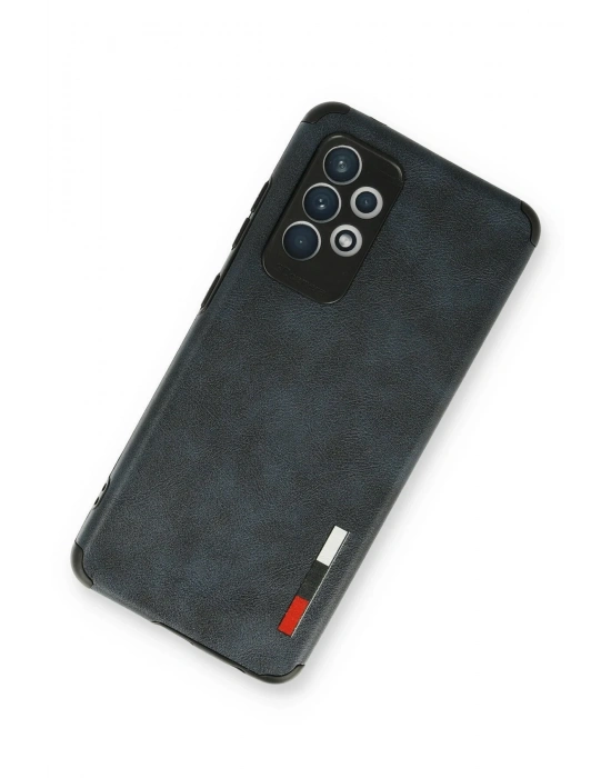 Newface Samsung Galaxy A73 5G Kılıf Loop Deri Silikon - Lacivert