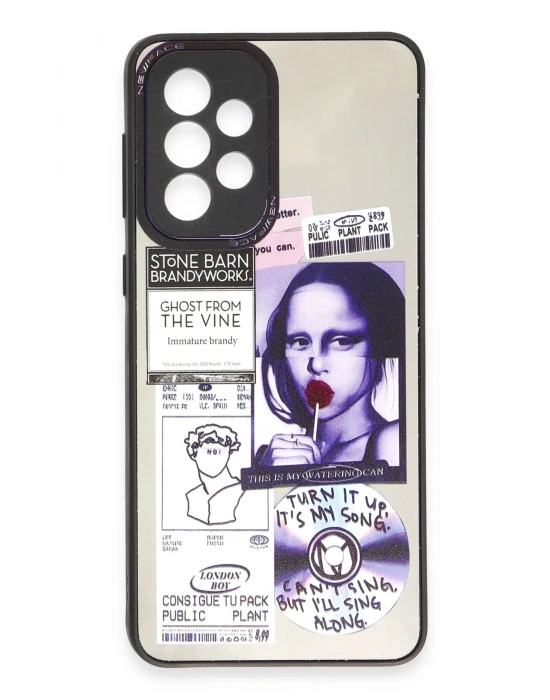 Newface Samsung Galaxy A73 5G Kılıf Mirror Desenli Kapak - Mirror - 2