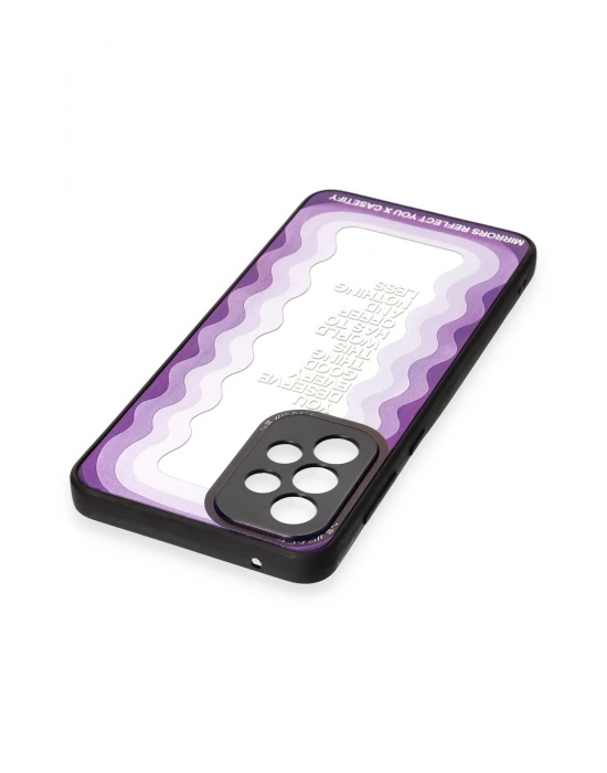 Newface Samsung Galaxy A73 5G Kılıf Mirror Desenli Kapak - Mirror - 5