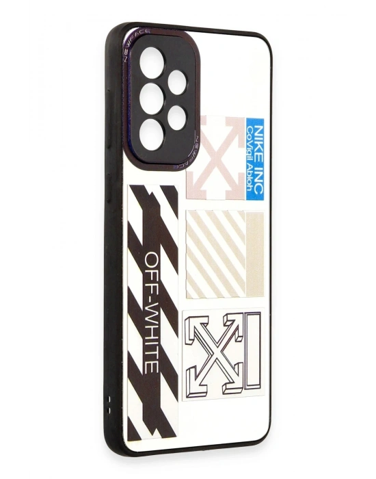 Newface Samsung Galaxy A73 5G Kılıf Mirror Desenli Kapak - Mirror - 6