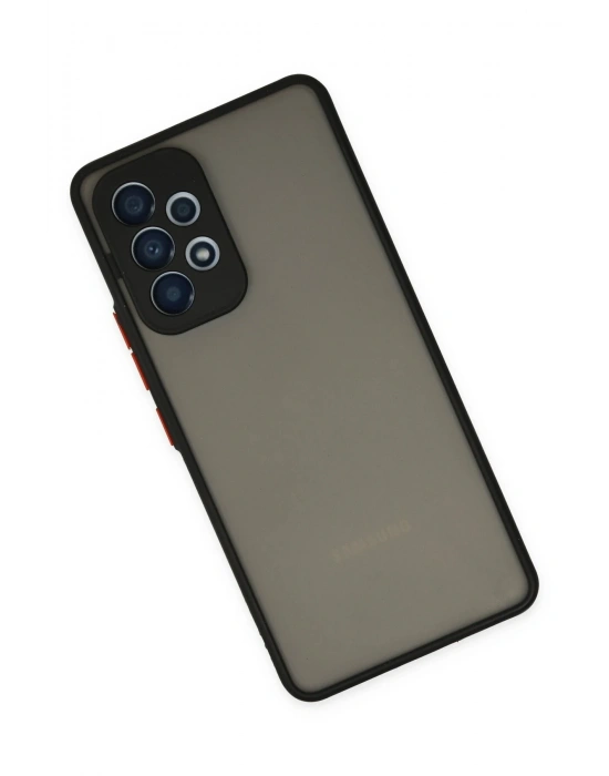 Newface Samsung Galaxy A73 5G Kılıf Montreal Silikon Kapak - Siyah