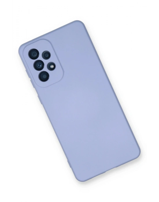 Newface Samsung Galaxy A73 5G Kılıf Nano içi Kadife Silikon - Lila