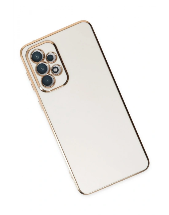 Newface Samsung Galaxy A73 5G Kılıf Volet Silikon - Beyaz