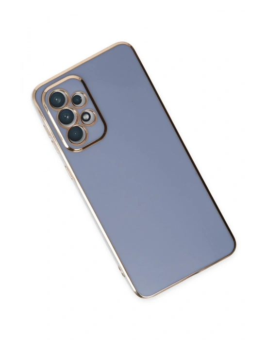 Newface Samsung Galaxy A73 5G Kılıf Volet Silikon - Mavi