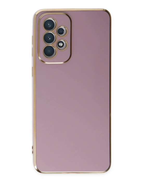 Newface Samsung Galaxy A73 5G Kılıf Volet Silikon - Mor