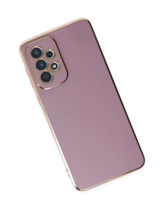 Newface Samsung Galaxy A73 5G Kılıf Volet Silikon - Mor