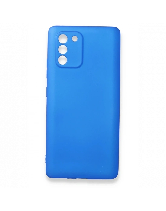 Newface Samsung Galaxy A91 / S10 Lite Kılıf First Silikon - Mavi