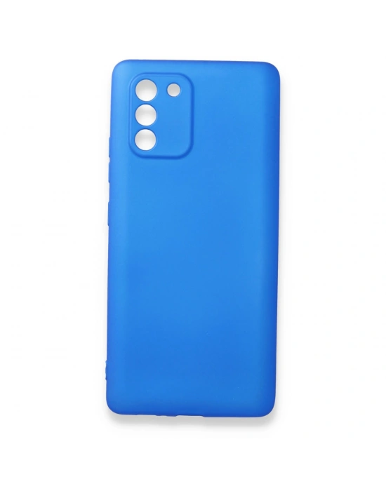 Newface Samsung Galaxy A91 / S10 Lite Kılıf First Silikon - Mavi