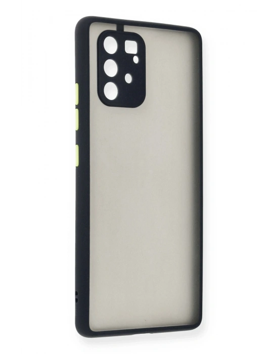 Newface Samsung Galaxy A91 / S10 Lite Kılıf Montreal Silikon Kapak - Lacivert