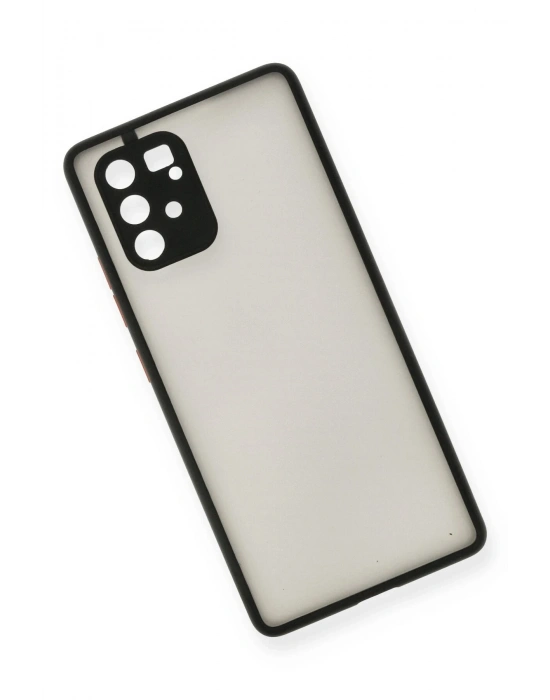 Newface Samsung Galaxy A91 / S10 Lite Kılıf Montreal Silikon Kapak - Siyah