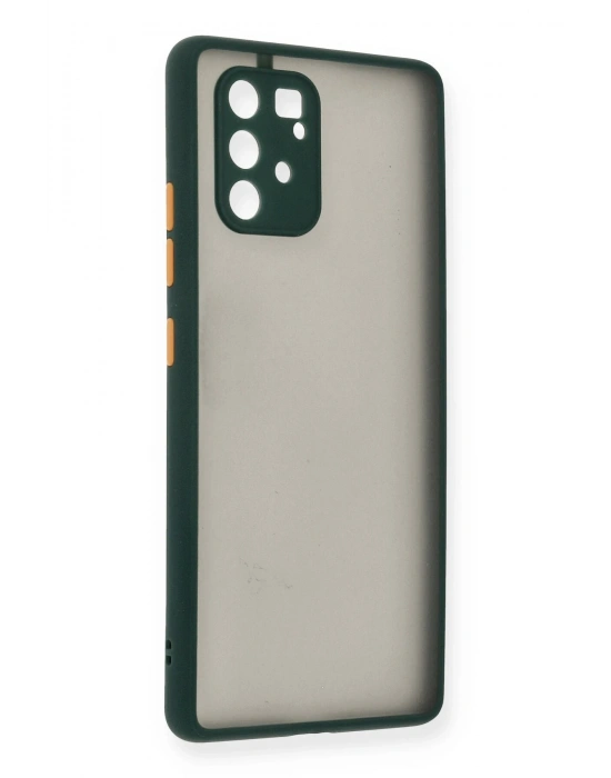 Newface Samsung Galaxy A91 / S10 Lite Kılıf Montreal Silikon Kapak - Yeşil