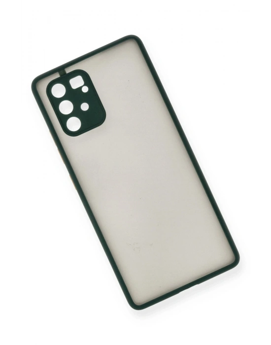 Newface Samsung Galaxy A91 / S10 Lite Kılıf Montreal Silikon Kapak - Yeşil