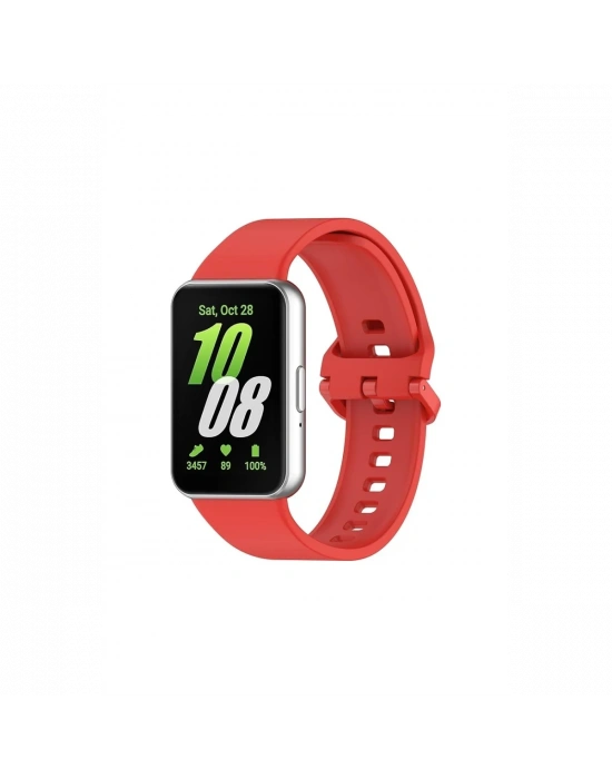 Newface Samsung Galaxy Fit 3 Klasik Kordon - Kırmızı