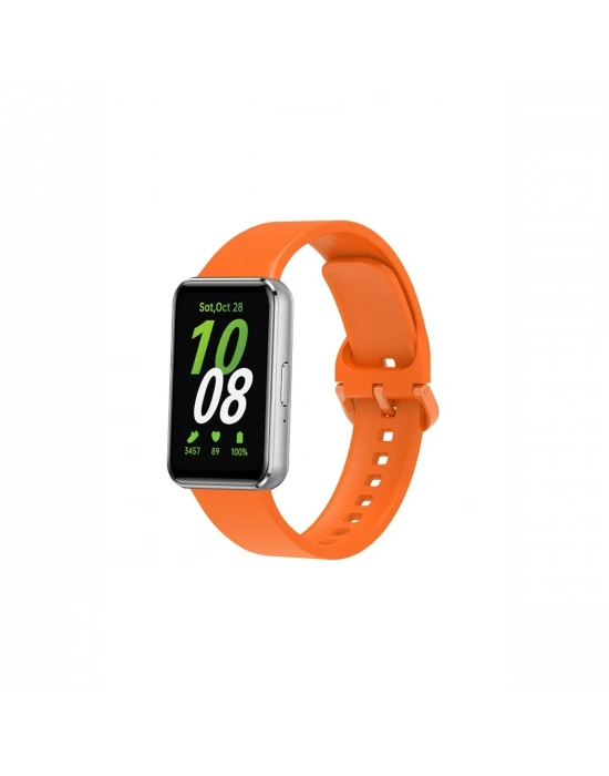 Newface Samsung Galaxy Fit 3 Klasik Kordon - Turuncu