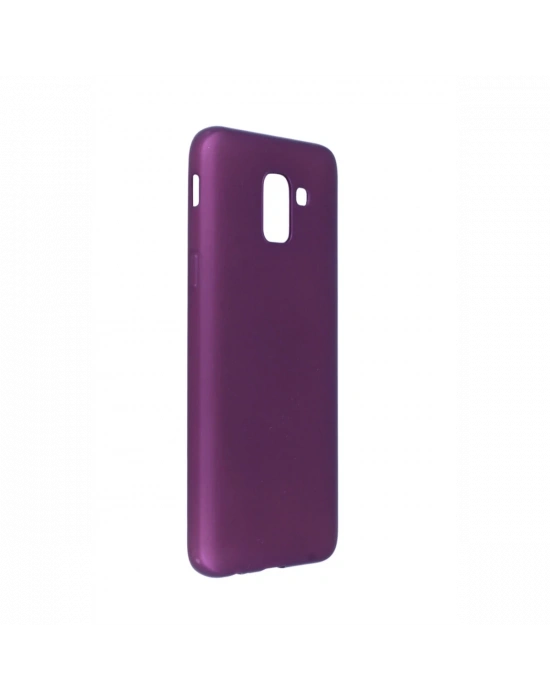 Newface Samsung Galaxy J6 Kılıf First Silikon - Mürdüm