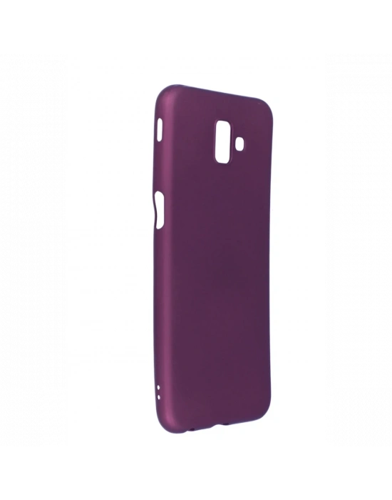 Newface Samsung Galaxy J6 Plus Kılıf First Silikon - Mürdüm