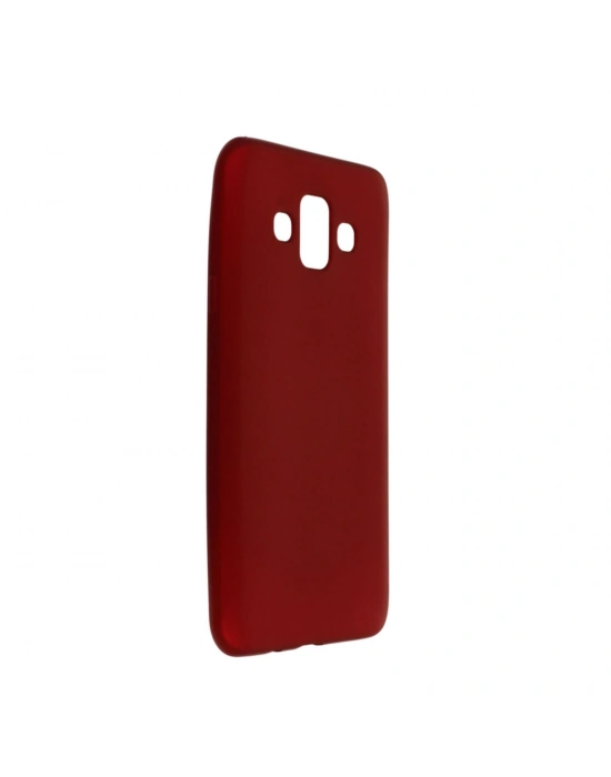 Newface Samsung Galaxy J7 Duo Kılıf First Silikon - Bordo