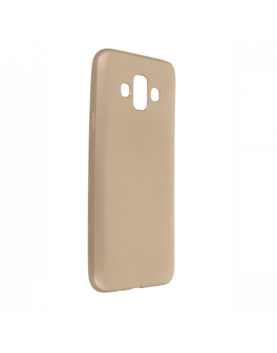 Newface Samsung Galaxy J7 Duo Kılıf First Silikon - Gold