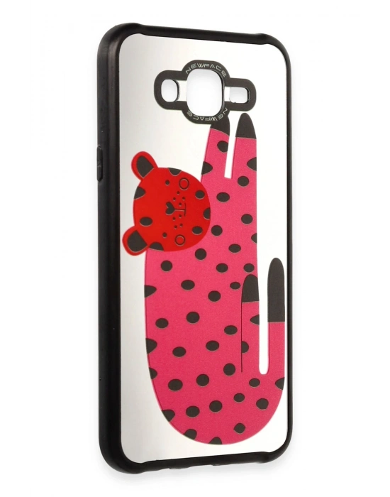 Newface Samsung Galaxy J7 Kılıf Mirror Desenli Kapak - Mirror - 12