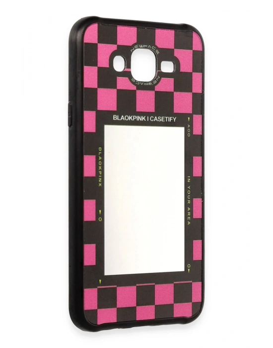Newface Samsung Galaxy J7 Kılıf Mirror Desenli Kapak - Mirror - 8