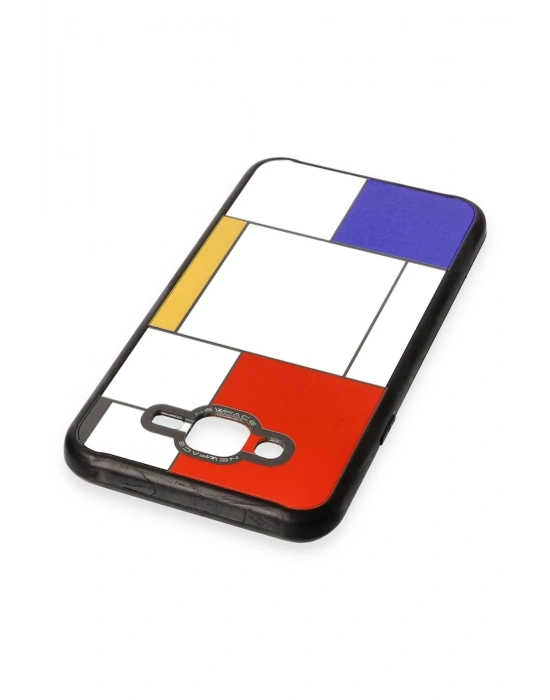Newface Samsung Galaxy J7 Kılıf Mirror Desenli Kapak - Mirror - 9