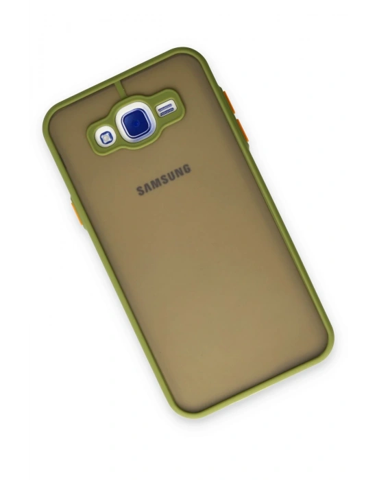 Newface Samsung Galaxy J7 Kılıf Montreal Silikon Kapak - Açık Yeşil