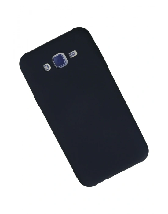 Newface Samsung Galaxy J7 Kılıf Nano içi Kadife Silikon - Lacivert