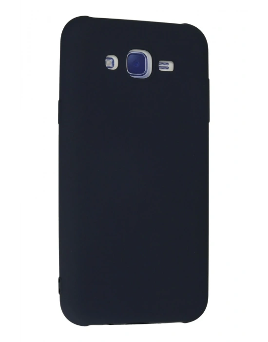 Newface Samsung Galaxy J7 Kılıf Nano içi Kadife Silikon - Lacivert