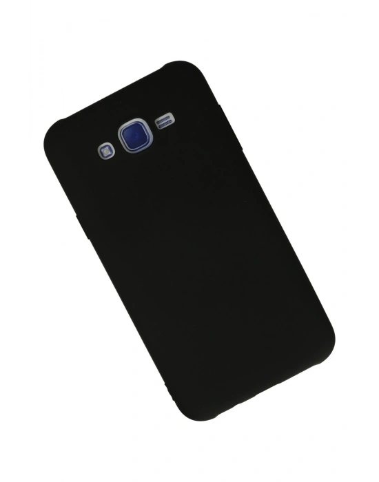 Newface Samsung Galaxy J7 Kılıf Nano içi Kadife Silikon - Siyah