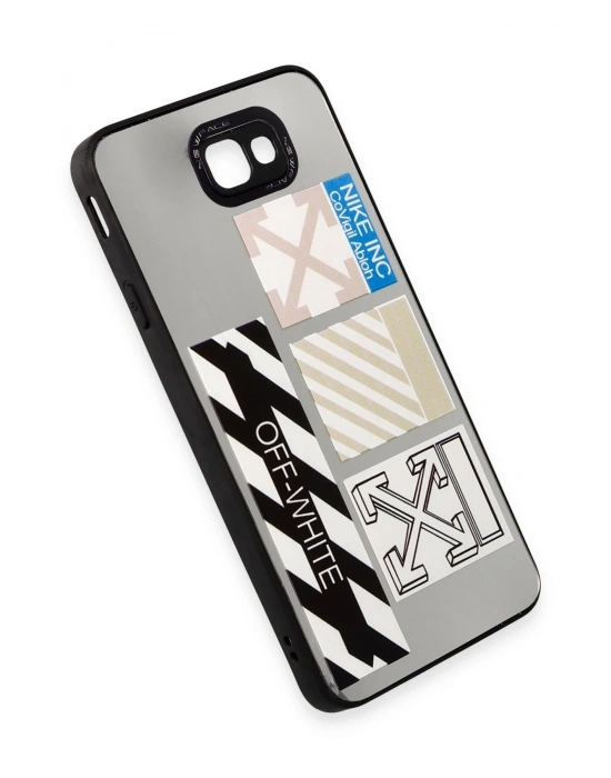 Newface Samsung Galaxy J7 Prime Kılıf Mirror Desenli Kapak - Mirror - 6