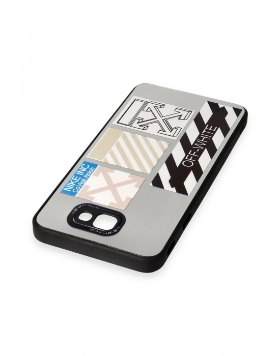 Newface Samsung Galaxy J7 Prime Kılıf Mirror Desenli Kapak - Mirror - 6