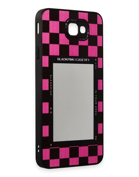 Newface Samsung Galaxy J7 Prime Kılıf Mirror Desenli Kapak - Mirror - 8