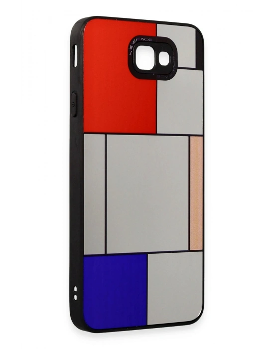 Newface Samsung Galaxy J7 Prime Kılıf Mirror Desenli Kapak - Mirror - 9