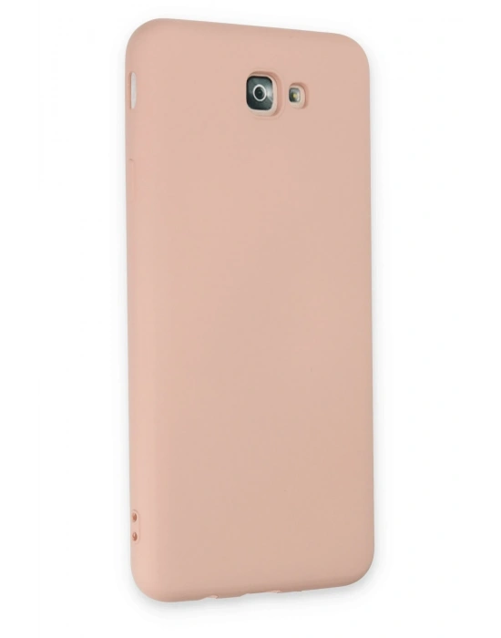Newface Samsung Galaxy J7 Prime Kılıf Nano içi Kadife Silikon - Pudra
