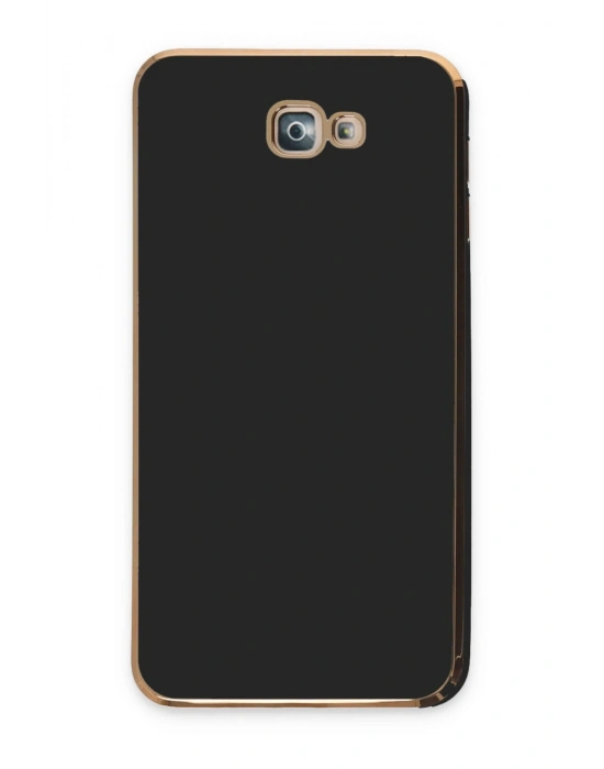 Newface Samsung Galaxy J7 Prime Kılıf Volet Silikon - Siyah