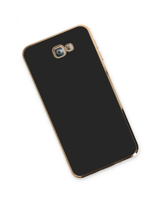 Newface Samsung Galaxy J7 Prime Kılıf Volet Silikon - Siyah