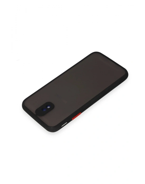 Newface Samsung Galaxy J7 Pro / J730 Kılıf Montreal Silikon Kapak - Siyah