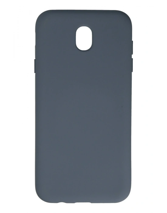 Newface Samsung Galaxy J7 Pro / J730 Kılıf Nano içi Kadife Silikon - Gri