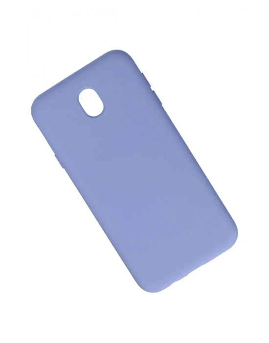 Newface Samsung Galaxy J7 Pro / J730 Kılıf Nano içi Kadife Silikon - Lila