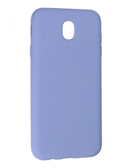 Newface Samsung Galaxy J7 Pro / J730 Kılıf Nano içi Kadife Silikon - Lila