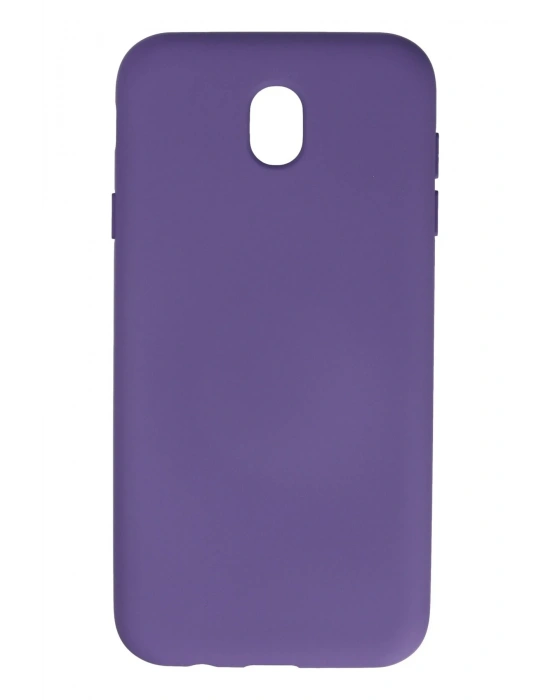Newface Samsung Galaxy J7 Pro / J730 Kılıf Nano içi Kadife Silikon - Mor