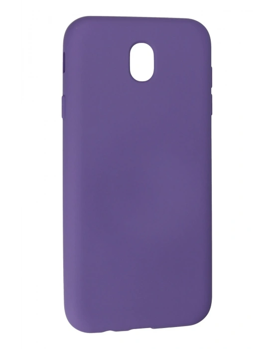 Newface Samsung Galaxy J7 Pro / J730 Kılıf Nano içi Kadife Silikon - Mor