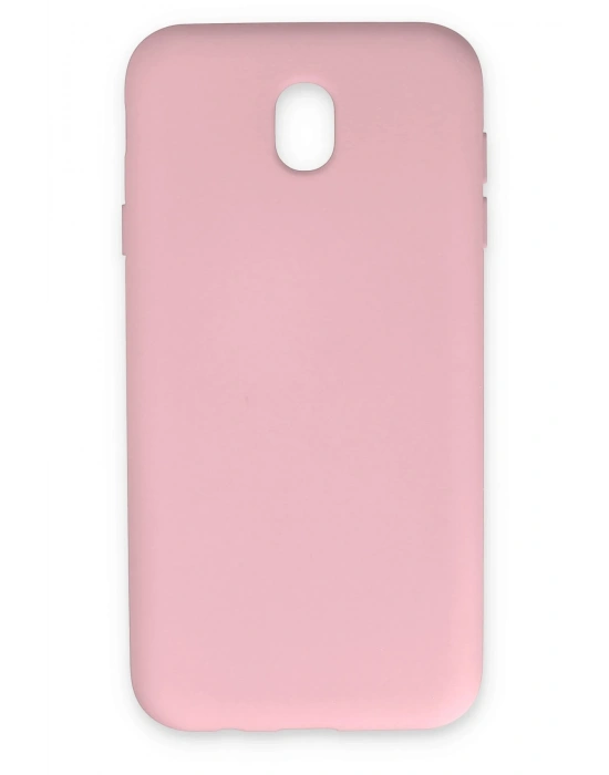 Newface Samsung Galaxy J7 Pro / J730 Kılıf Nano içi Kadife Silikon - Pudra