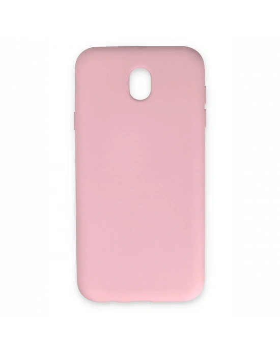 Newface Samsung Galaxy J7 Pro / J730 Kılıf Nano içi Kadife Silikon - Pudra