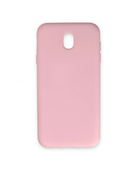 Newface Samsung Galaxy J7 Pro / J730 Kılıf Nano içi Kadife Silikon - Pudra