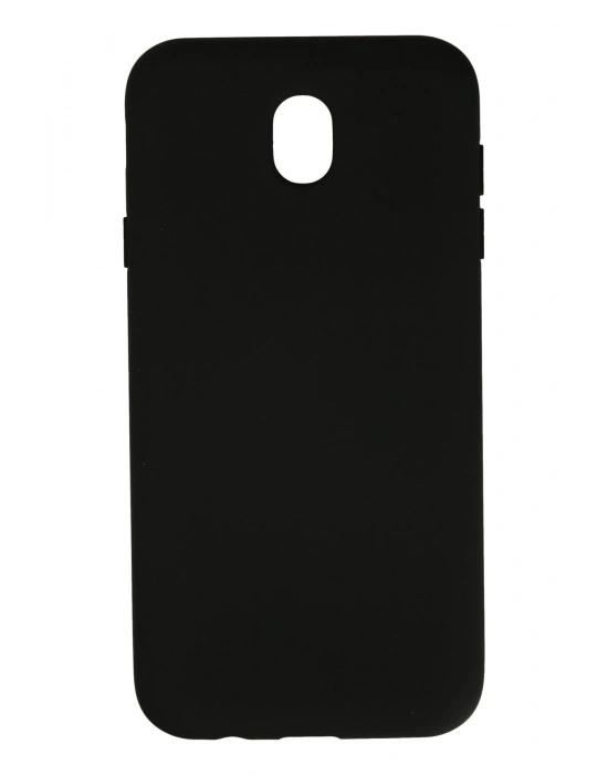 Newface Samsung Galaxy J7 Pro / J730 Kılıf Nano içi Kadife Silikon - Siyah