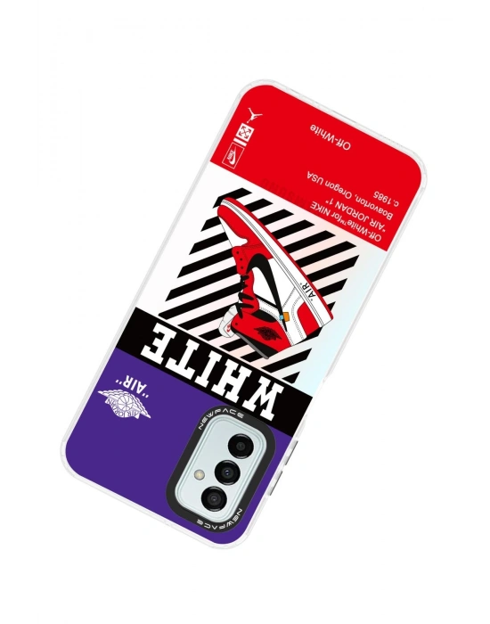 Newface Samsung Galaxy M13 Kılıf Estoril Desenli Kapak - Estoril - 12