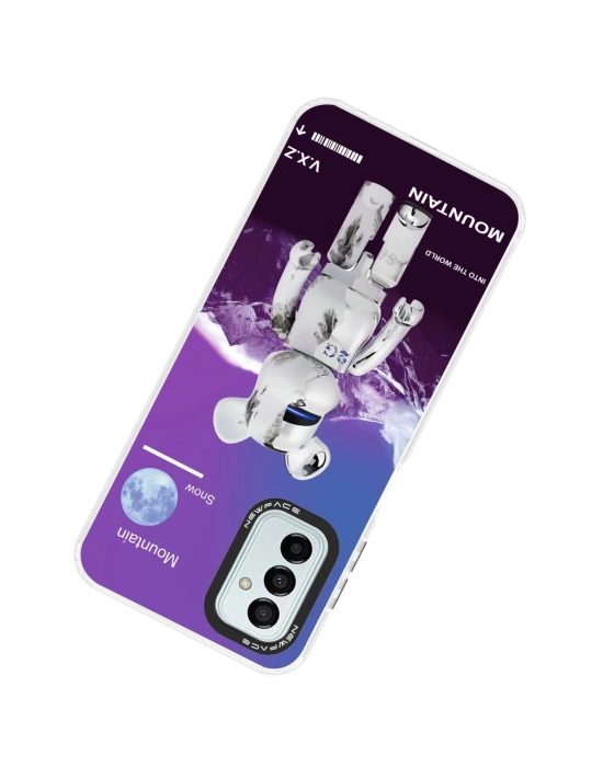 Newface Samsung Galaxy M13 Kılıf Estoril Desenli Kapak - Estoril - 8