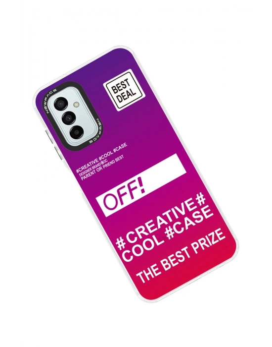 Newface Samsung Galaxy M13 Kılıf Estoril Desenli Kapak - Estoril - 9