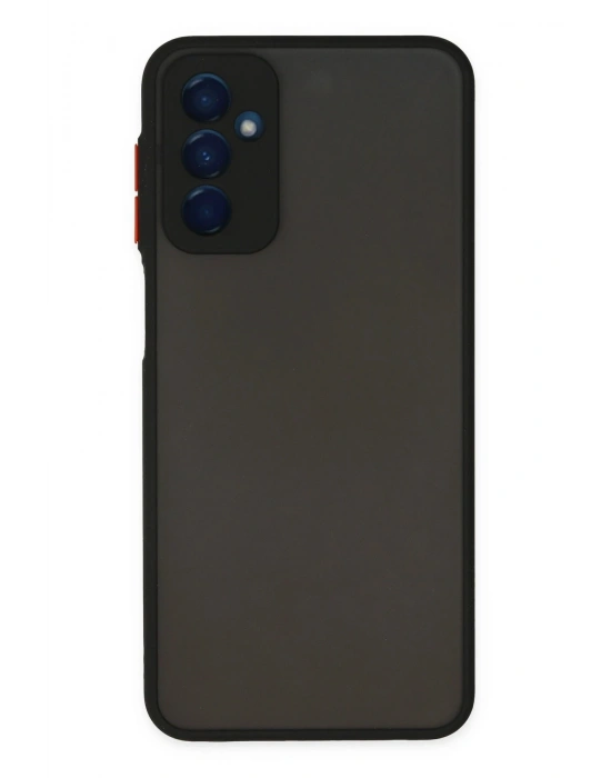 Newface Samsung Galaxy M13 Kılıf Montreal Silikon Kapak - Siyah